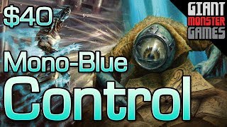 Budget Modern Deck Tech  Mono Blue Control 40 [upl. by Smitt974]