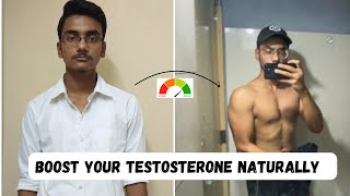 How to Boost Testosterone Naturally 5 ways Research Based📈 [upl. by Aelam896]