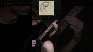 Imminence  Heaven Shall Burn With Tab Drop G cover shorts guitar tabs [upl. by Ahseyi]