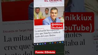 La mitad de los españoles cree que Pedro Sánchez conocía lo que ocurría en el caso Abalos Koldo [upl. by Ztirf]