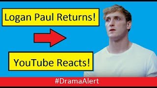 Logan Paul is BACK The Community REACTS DramaAlert RhinoCRUNCH vs The Devil ad [upl. by Adnovad]