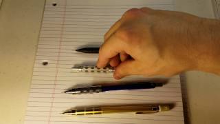 Pentel Graph 1000 for Pro PG100X Mechanical Pencil Review [upl. by Sateia]