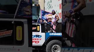 Terry Crews As President Camacho filming possible Idiocracy sequel around Austin during SXSW 2023 [upl. by Anaira]