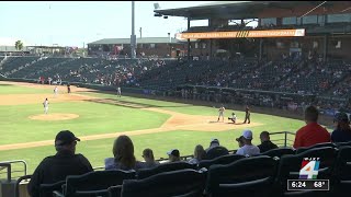 Jumbo Shrimp host inaugural Jax College Baseball Classic at 121 Financial Ballpark [upl. by Deraj]