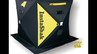 InstaShak HT Enterprises Ice Shelter [upl. by Nairrod159]