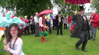 Kirkcudbright Jazz Festival 2019 The Brolly Parade [upl. by Anelet]