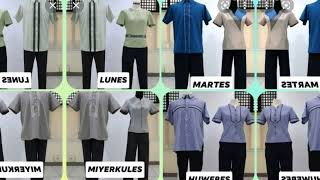 ÇOLOR OF NEW DepEd TEACHERS UNIFORM  MONDAY TO THURSDAY [upl. by Arihs]