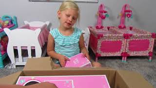 American Girl Bitty Baby Doll Haul Welcome Home Bitty Baby Set Unboxing By Bitty Baby Channel [upl. by Dlawso]