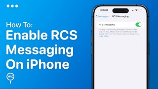 How To Enable RCS Messaging On iPhone  Easy Guide [upl. by Dnana]