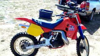 Restored 1987 Honda CR500 CR 500 KX500 KX 500 [upl. by Idelle]