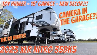 2023 XLR Nitro 35DK5  2023 Changes  15ft Garage TOY HAULER [upl. by Kimberli]