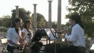 J S Bach Prelude and Fugue No 2 Cousino High School Saxophone Quartet [upl. by Bethany83]