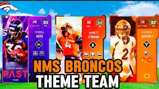 The No Money Spent Broncos Theme Team in Madden 24 GAMEPLAY [upl. by Anaela]