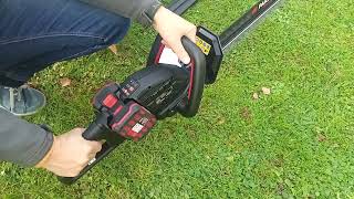 The power of Parkside Cordless 40V 580 mm battery Hedge trimmer [upl. by Anabal855]