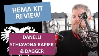 Kit Review  An unusual Marco Danelli schiavona rapier amp dagger set [upl. by Suoirtemed]