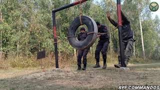 Battle Obstacle Course BOC Training of RPF Commando [upl. by Hildegarde]