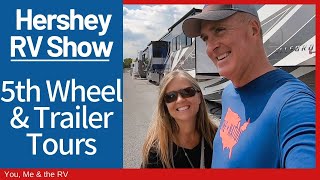 RV Show Hershey PA 5th Wheel amp Travel Trailer Tours [upl. by Jarrad842]