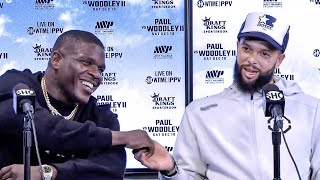 Deron Williams vs Frank Gore • FULL POST FIGHT PRESS CONFERENCE  ShowTime Boxing [upl. by Leryt]