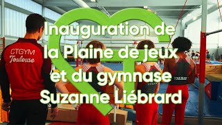 INAUGURATION DE LA PLAINE DE JEUX ET DU GYMNASE SUZANNE LIÉBRARD  Mon Quartier  Facile 💚 [upl. by Assi]