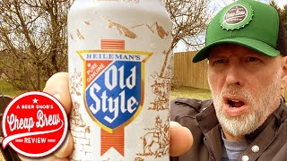 Old Style Beer Review  Heileman Brewing  by A Beer Snobs Cheap Brew Review [upl. by Euhsoj511]