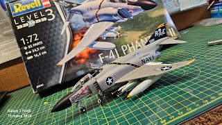 F4J PHANTOM II REVELL SCALE 172 [upl. by Inalial962]