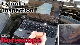 Car Engine Cylinder Inspection Using a Borescope Camera [upl. by Mata]