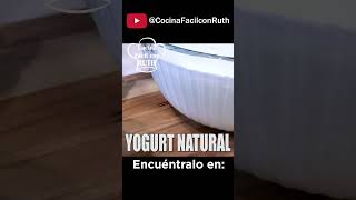 YOGURT NATURAL ¡Fácil saludable y nutritivo [upl. by Lebasiairam]