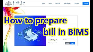 How to prepare Bill in BiMS [upl. by Gemoets]