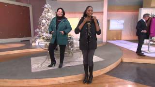 Joan Rivers Quilted Coat with Hood with Jane Treacy [upl. by Blair]