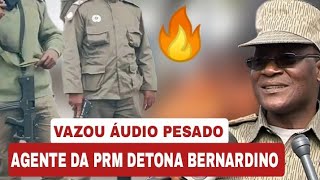 VAZOU Agente da PRM Muito Furioso Manda Recado Para Bernardino Rafael [upl. by Muslim]