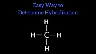 EASY Method to Find the Hybridization of an Atom  Chemistry [upl. by Novar]