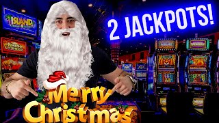 2 HANDPAY JACKPOTS On High Limit Konami Slots  Live Slot Play At Casino [upl. by Adnihc]