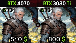 RTX 4070 VS RTX 3080 Ti  TEST IN 20 GAMES 1080P 2K 4K [upl. by Cardie459]