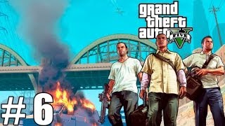 GTA V  O ROUBO  Parte 6 [upl. by Orfield]