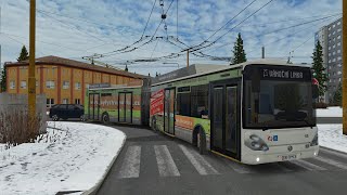 SIMT MHD  Linka Q Škoda 25Tr DPMČB 68 [upl. by Eimas183]