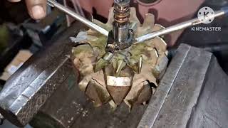 JCB BOSCH ALTERNATOR 12V REPAIR [upl. by Dusty]