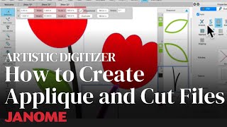 Artistic Digitizer How to Create Applique and Cut Files [upl. by Tunnell]