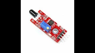 KY026 FLAME SENSOR MODULE [upl. by Nosidam]