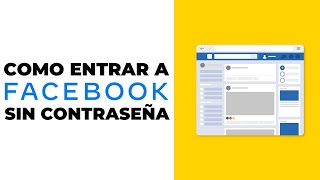 👉 Cómo ENTRAR en mi FACEBOOK SIN contraseña 🔓 2023 [upl. by Warton]