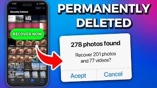 🔄 RECOVER Permanently Deleted Photos amp Videos on IOS  iPhone amp iPad Simple Guide [upl. by Choong455]