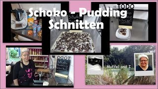 Schoko Pudding Schnitten im Thermomix und auf dem Ofenzauberer gebacken [upl. by Eciralc605]