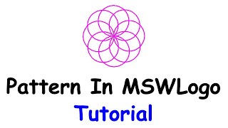 Simple Pattern in MSWLogo  Learn Simple commands of MSW Logo  MSW Logo Tutorial [upl. by Senilec]