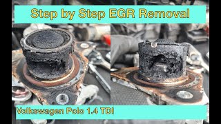 Step by Step Guide to EGR removal  Volkswagen Polo 14 TDI [upl. by Cirdek]