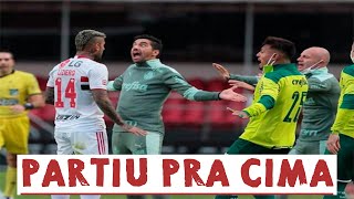 Abel Ferreira PARTE PRA CIMA de Liziero  Final entre SÃO PAULO x PALMEIRAS [upl. by Sandberg221]