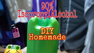 HOW TO MAKE A 90 ISOPROPYL ALCOHOL HOMEMADE BY FRANCISCO26 [upl. by Yhtorod68]