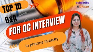 top interview questions and answers for QC in pharma industry QC interview preparation qclab [upl. by Tnerb]