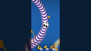 Purple worm VS Christmas ball worm 🪱 wormies games gaming worms wormszone [upl. by Ellmyer79]