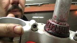 Steering head bearings how to replace and adjust without special tools [upl. by Rexana]