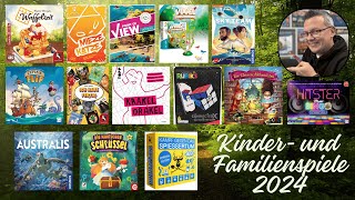 Kinderspiele und Familienspiele 2024 Was lohnt sich Teil 1 [upl. by Annaerda]