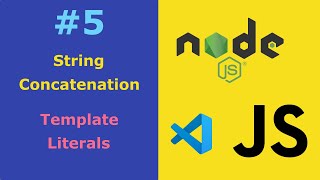 JavaScript for Beginners Lesson 5 String Concatenation and Template Literals [upl. by Marcin]